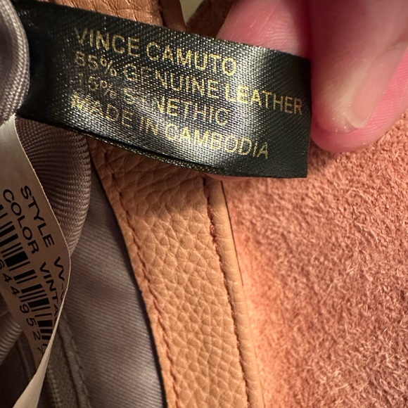 Vince Camuto, Vonne Vintage Rose leather shoulder/crossbody bag - Picture 6 of 13